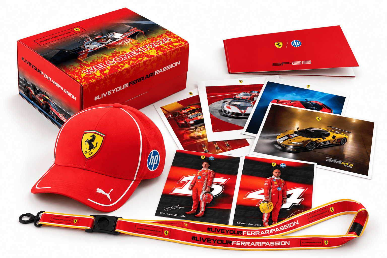 The Scuderia Ferrari Club Welcome Kit